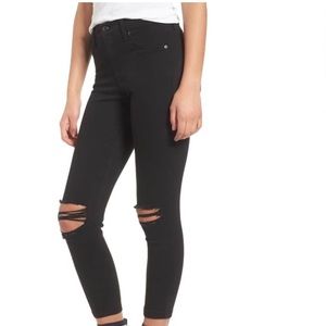 Top shop Moro Leigh black denim